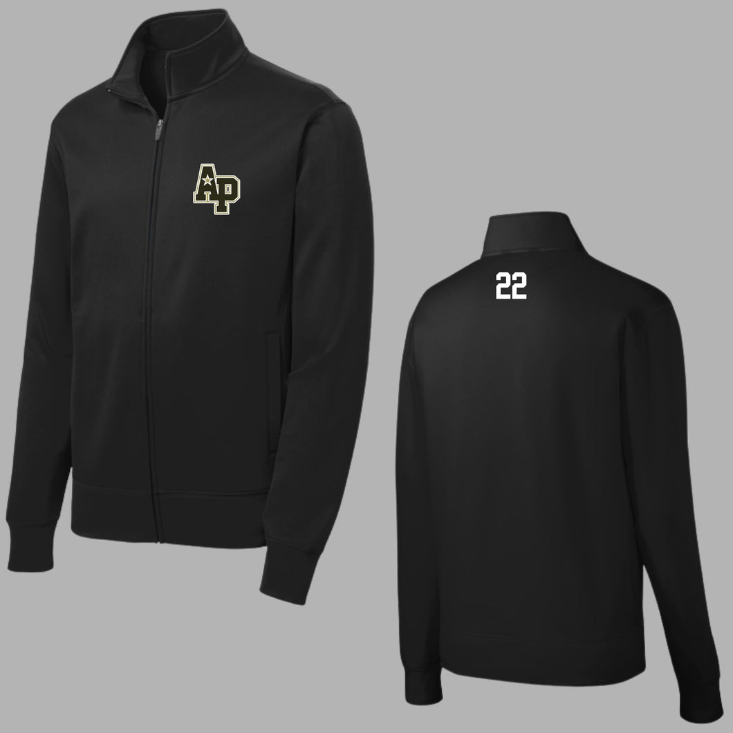AP - BLACK PLAYER ZIP SWEATSHIRT