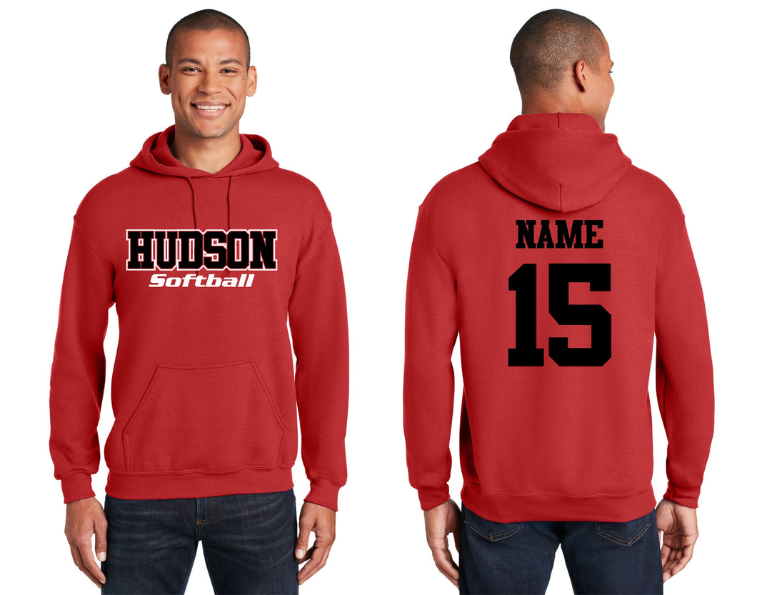 HHS SOFTBALL - RED HOODIE