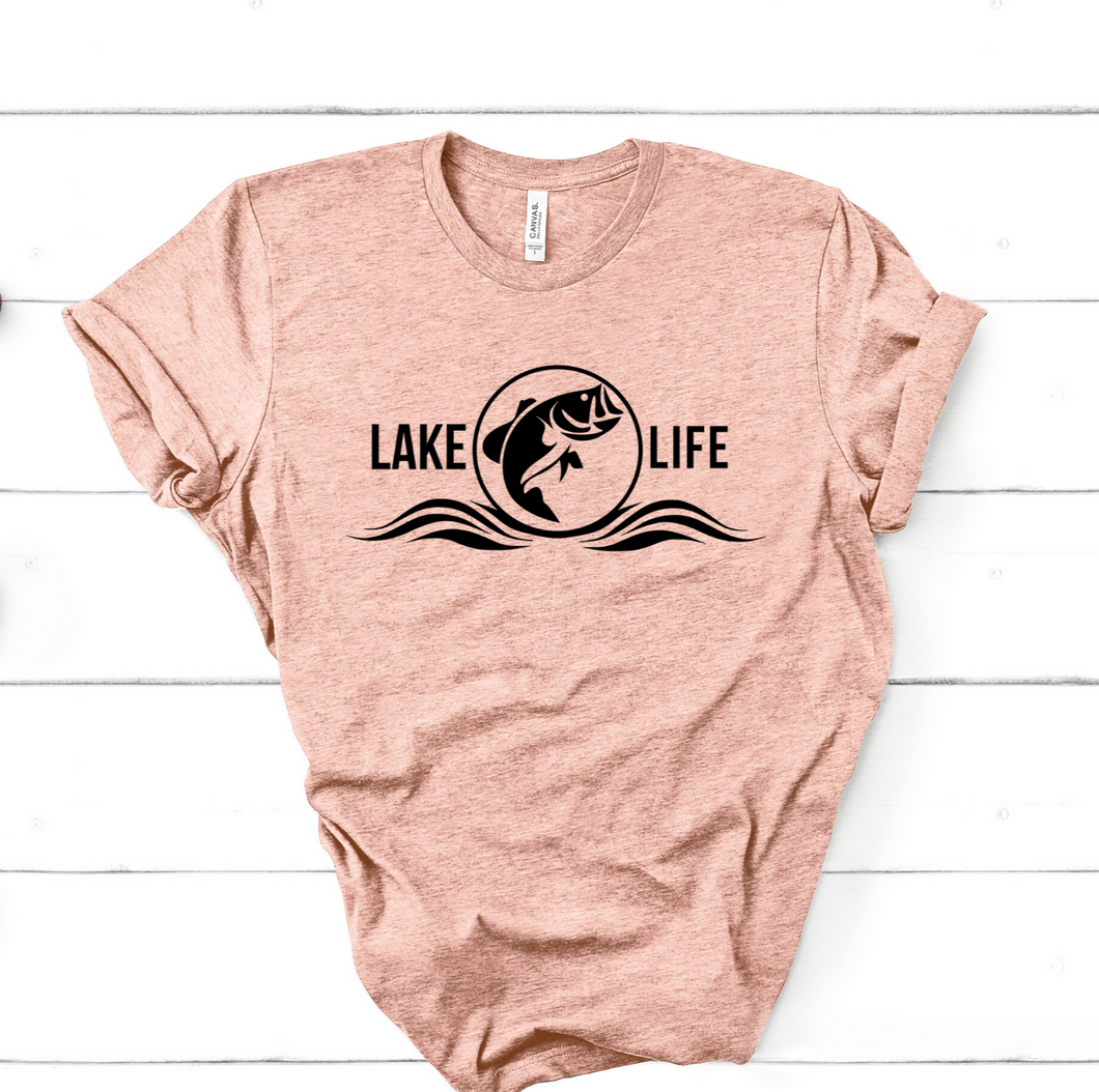 Lake Life Fish Tee