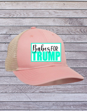 Load image into Gallery viewer, Glittery Babes for Trump Solid PonyTail Hats!
