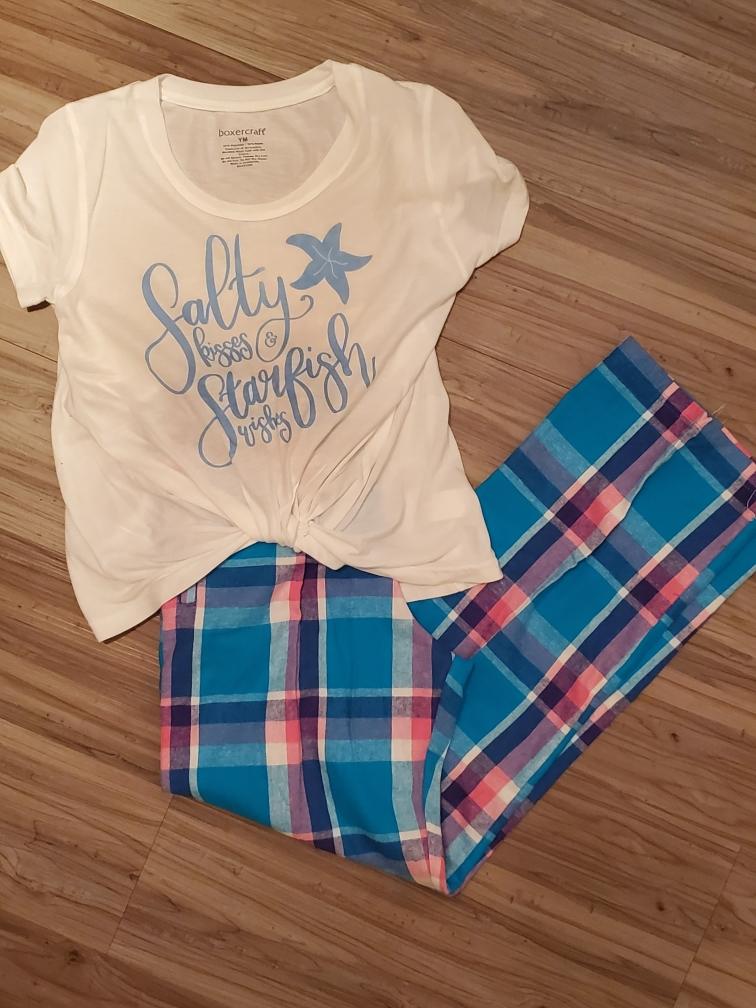 Youth Salty Kisses, Starfishes Wishes Pajama Set