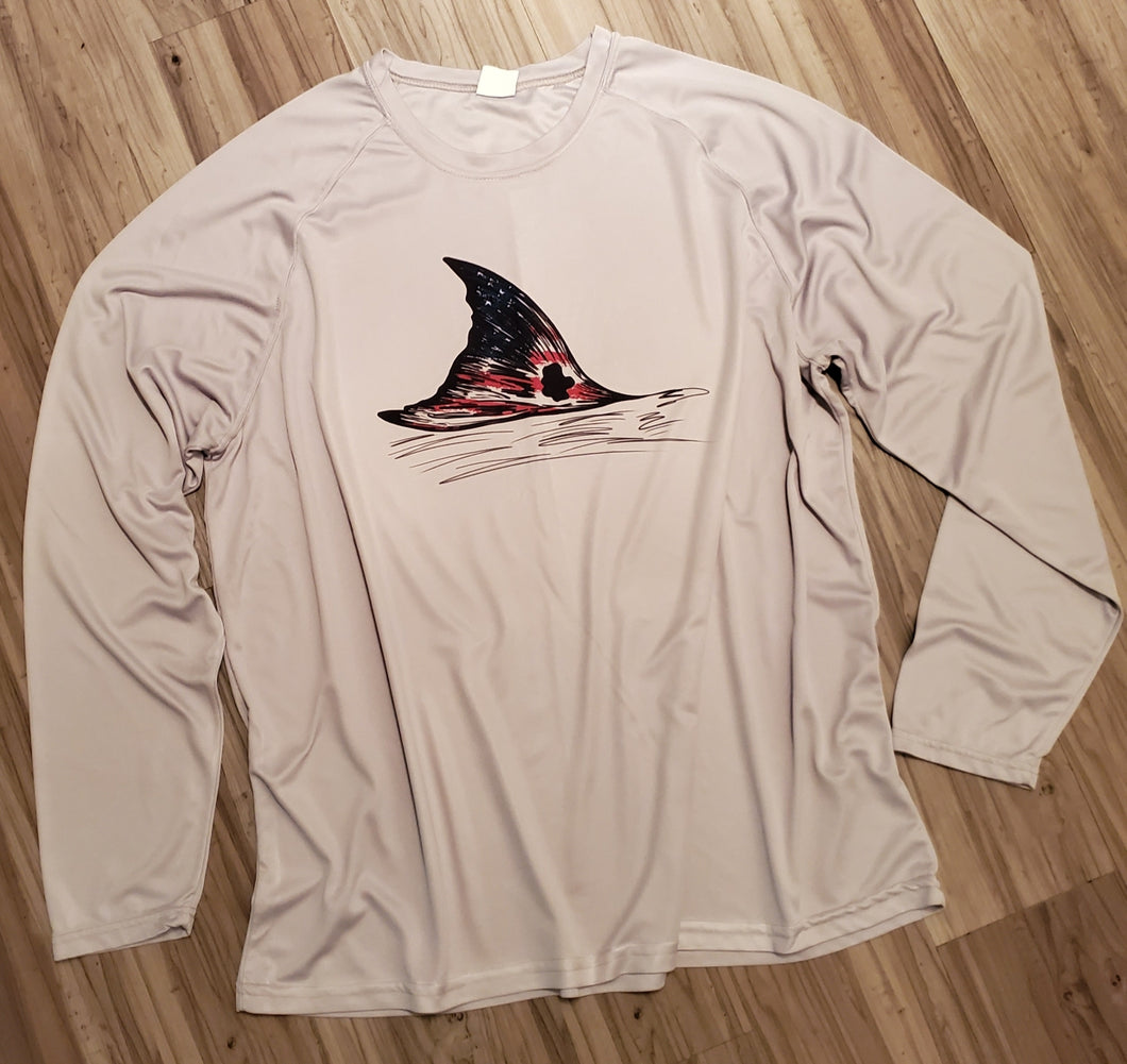 Patriotic Long Sleeve Fishing Tee