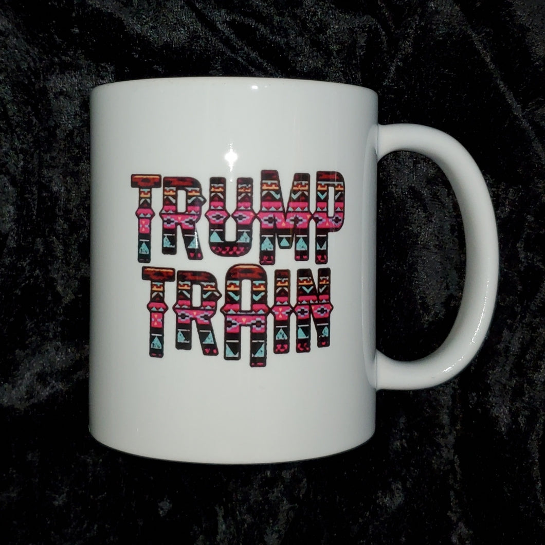 Trump Train Southwestern Coffee Mug