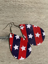 Load image into Gallery viewer, Patriotic American Earrings
