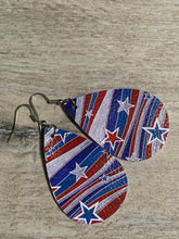 Load image into Gallery viewer, Patriotic American Earrings
