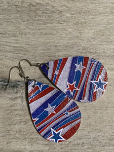 Patriotic American Earrings