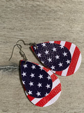 Load image into Gallery viewer, Patriotic American Earrings
