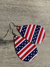 Load image into Gallery viewer, Patriotic American Earrings
