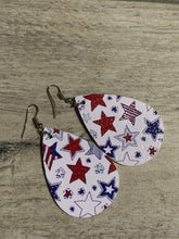 Load image into Gallery viewer, Patriotic American Earrings
