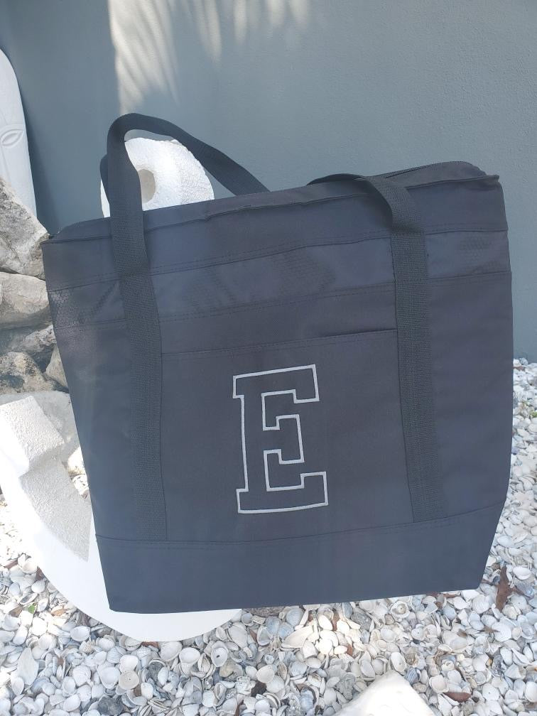 Custom Letter Cooler Tote