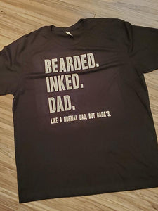 Bearded.Inked.Dad. Tee